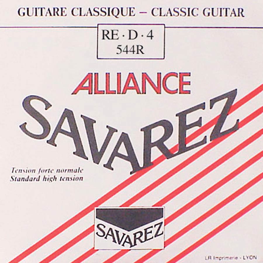 Savarez 544-R 4th D - Corda singola per chitarra classica, tensione normale