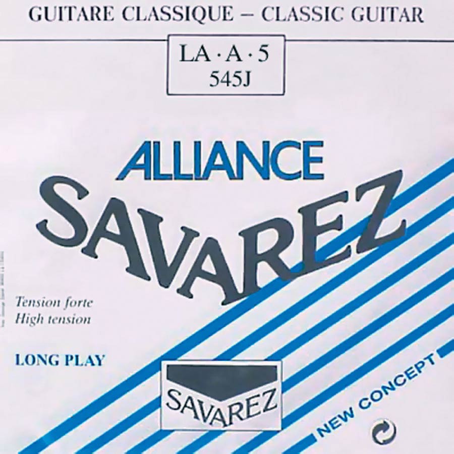 Savarez 545-J 5th A - Corda singola per chitarra classica, tensione alta