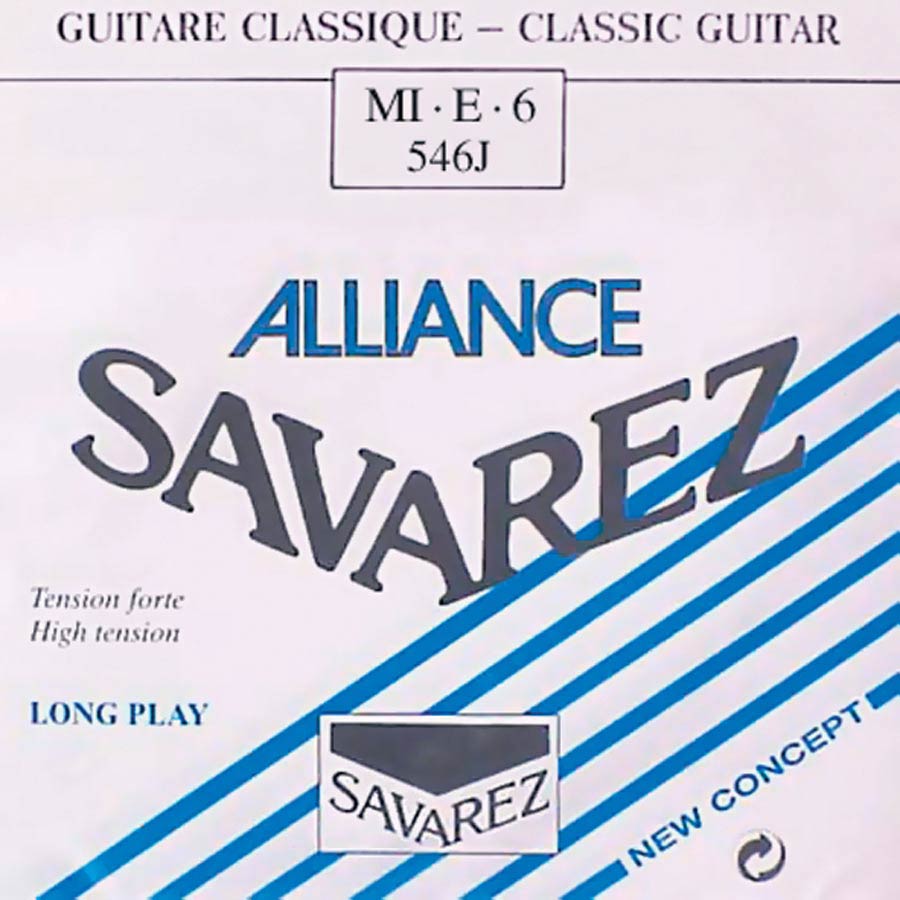 Savarez 546-J 6th E - Corda singola per chitarra classica, tensione alta